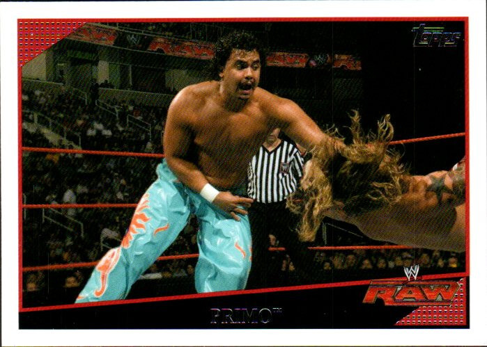 2009 Topps WWE Wrestling Card #6 Primo