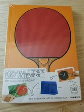Ping Pong 100 Pages per book, 3 Lined Notebooks play tennis or take notes 