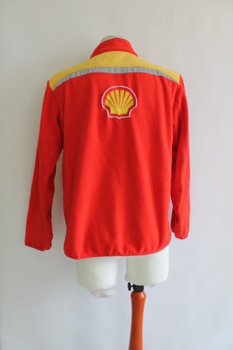 VINTAGE! F1 Ferrari Scuderia Shell Helix Full Zip Formula Uno F1 Fleece Jacket - Picture 6 of 12