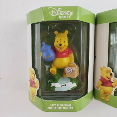 Enesco Disney Home Winnie The Pooh July & September Figurines