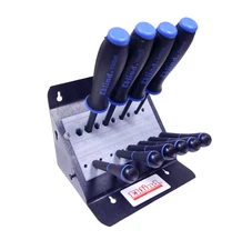 Eklind 10pc Metric Hex Screwdriver Set Ball End 1.3-10 MM 90611 w Stand USA Made