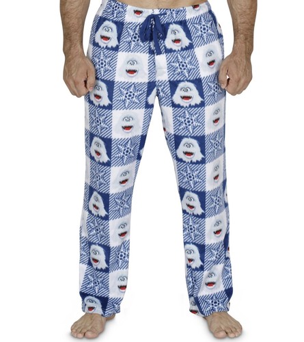 Rudolph Mens Pajama Pants Plush Lounge 