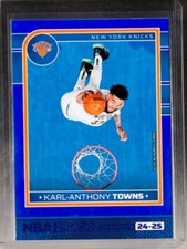 Karl-Anthony Towns Blue Parallel SP NBA Hoops 2024-25 New York Knicks All-Star