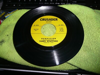 record 45 Terry STAFFORD Suspicion Judy on Crusader  C-101   1964