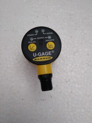 #ad BANNER Programmable SensorUltrasonic300mm2mRange12 24VDC PNP4 20mAM1255981 $200.00