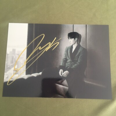 WANG YIBO YI BO PHOTO CARD PICTURE SIGNED AUTOGRAPHED 4*6 王一博
