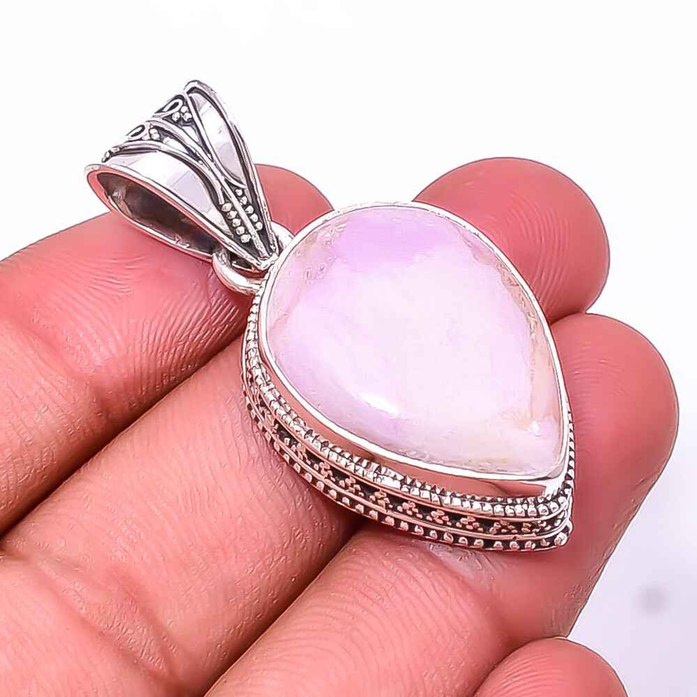 Natural Phosphosiderite Pendant in 925 Sterling Silver 1.95 Inch Artisan Crafted