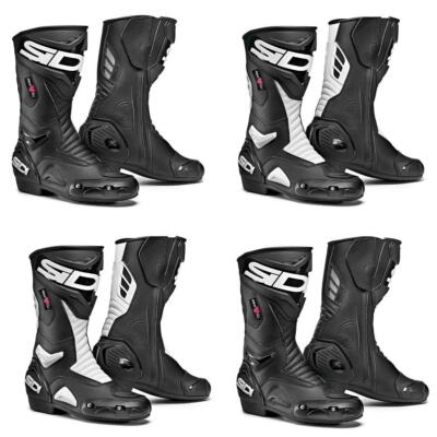 Sidi Performer Damen CE Racing Motorrad Stiefel Motorrad Sport Touring schwarz