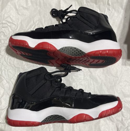 Air Jordan 11 Retro "Playoffs" 2012 Black/Varsity Red-White 378037-010 Größe 12 - Bild 2 von 10
