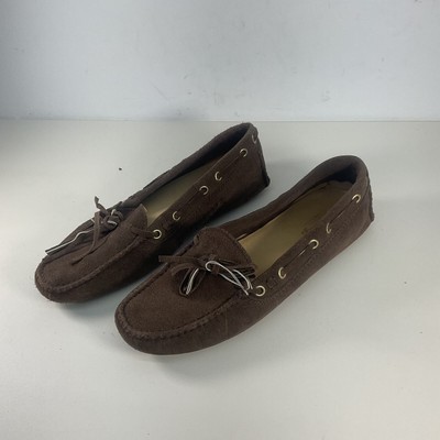 Arlango Brown Leather Boat Shoes, Size 7.5 - Preowned | eBay 