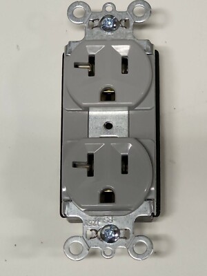 1 Case Of ( 10 ) Legrand  PT5362-GRY Outlet Duplex Plugtail Receptacle
