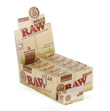 LOT RAW ORGANICS ROLLS rouleaux de 5m Feuilles à rouler chanvre BIO