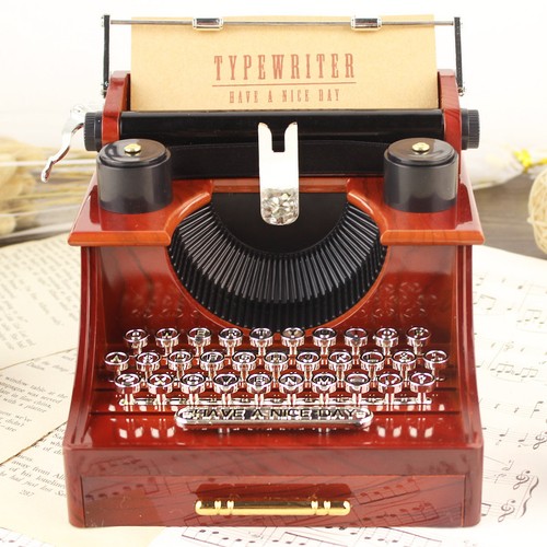 Hot Violet Evergarden Typewriter Music Box Anime Cosplay Prop Decor Birthday Gif - Picture 1 of 15