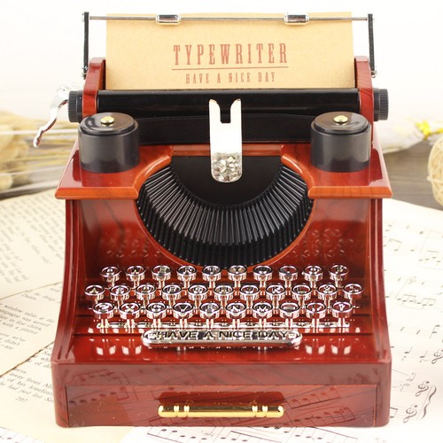 New Violet Evergarden Typewriter Music Box Anime Cosplay Prop Decor Birthday Gif - Picture 1 of 15