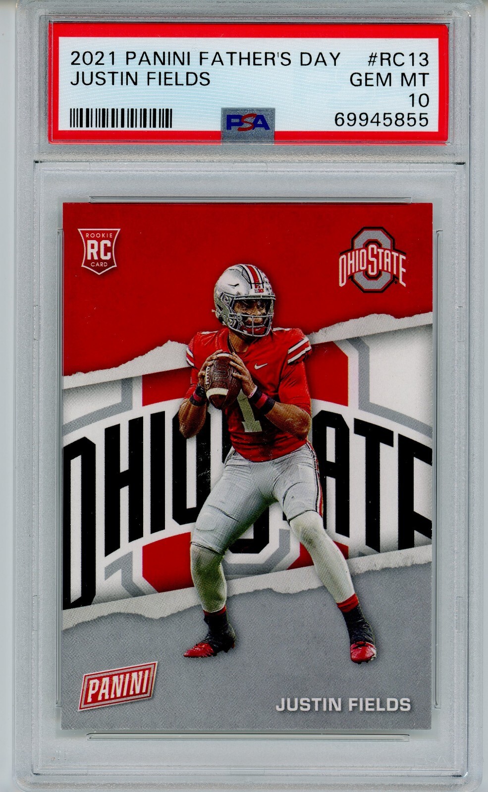 Najee Harris Panini NFL Player of the Day NFL Rookie Insert #RC13 Base