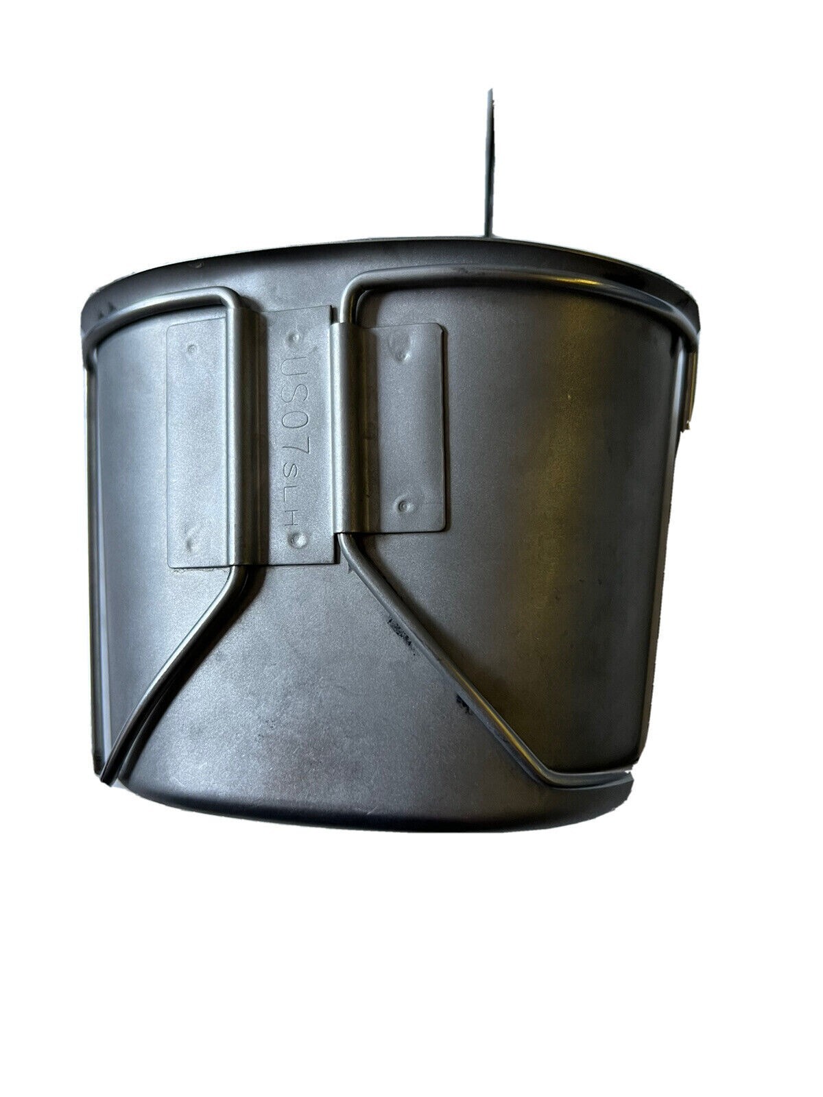 US Military METAL CANTEEN CUP 1 QT w BUTTERFLY WIRE HANDLE 846500165