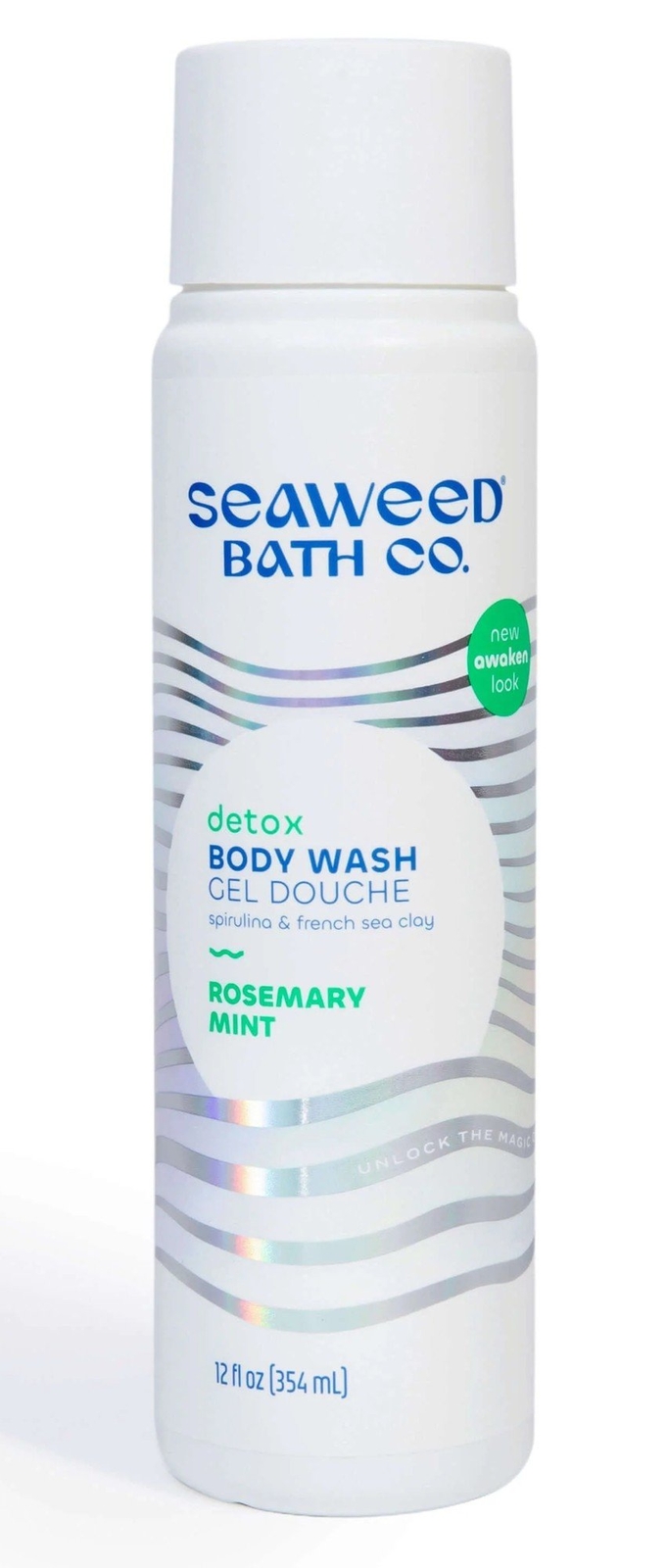 Детокс-гель для душа The Seaweed Bath Co. с розмарином и мятой, жидкость, 12 унций
