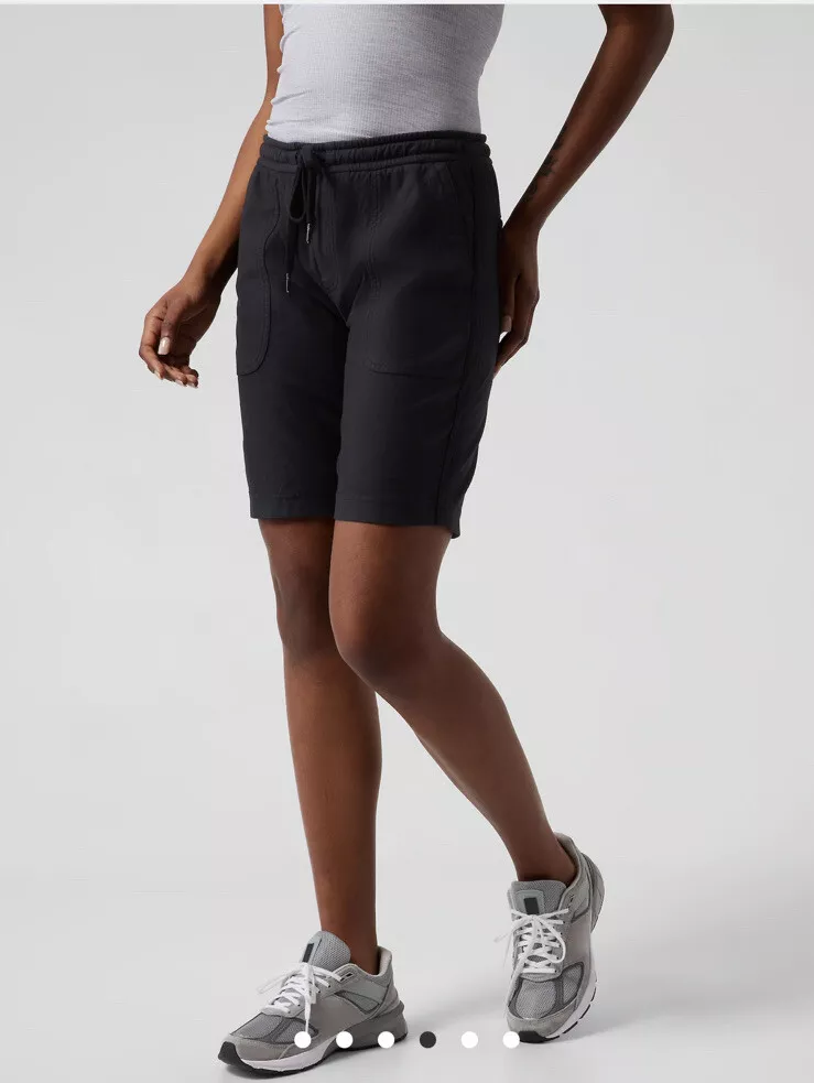 Athleta Farallon Bermuda Shorts Black Size XL 988042