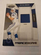 2010 Certified Fabric of the Game Prime Peyton Manning 25/50! HoT!