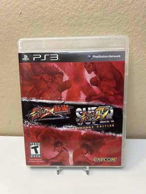 Street Fighter X Tekken / Super Street Fighter IV Arcade Promo PS3 W Insert