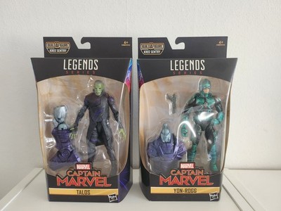 ''2 HASBRO MARVEL LEGENDS ACTION FIGUREN THALOS UND YON ROGG OVP''