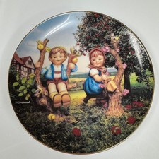 Danbury Mint MJ Hummel Apple Tree Boy and Gir...