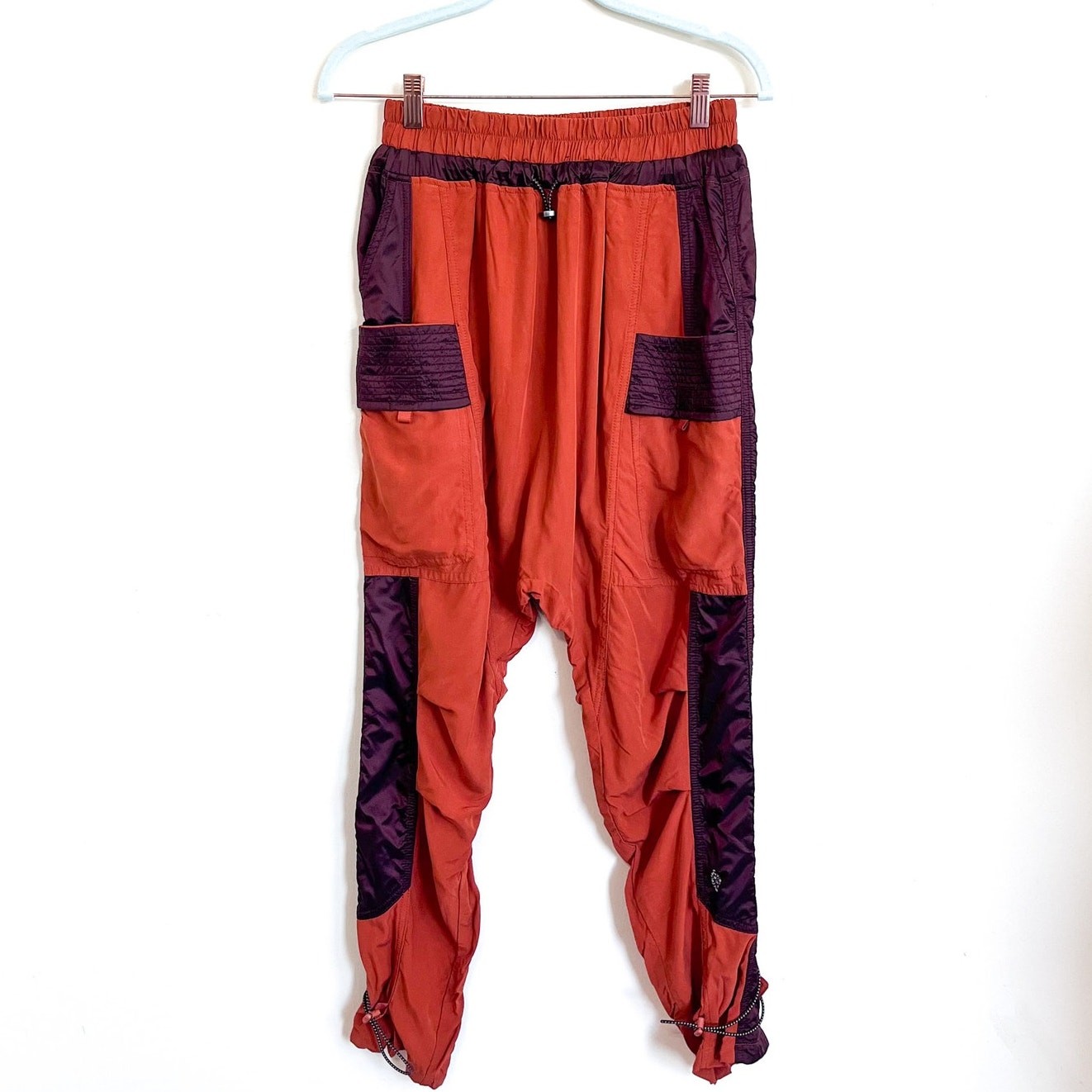 Free People Movement Harem Joggers for Women - Baggy Cargo Parachute Pants Hip Hop Style Size XS