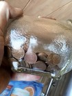 Old Antique Piggy Bank Wheat Head Pennies — photo 2