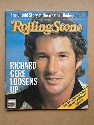 RICHARD GERE ROLLING STONE NO.379 MAGAZINE SEPT 30 1982 RICHARD GERE COVER WITH 