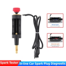 Adjust Auto SPARK Plug Tester Ignition Coil Engine In Line Diagnostic Test Tool