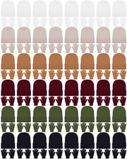 48 Pcs Winter Beanies Gloves Set for Men Women Stretchy Gloves Beanie Hat for...