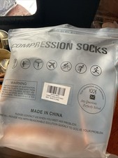 Compression knee-high Stockings 15-20mmHg S-M, 8 pair, new. 8 pair for 39.00