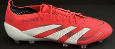 Adidas Predator Elite FG Lucid Red Black White Soccer Cleat Men Sz 13 New ID3882
