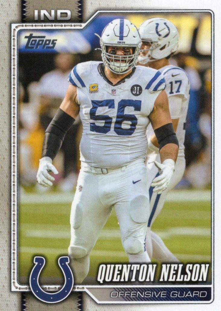 2026 Topps Flagship Football Quenton Nelson #84 Indianapolis Colts
