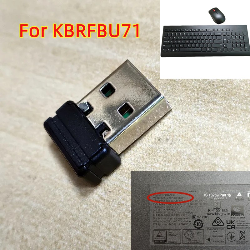 The usb receiver Dongle adapter for lenovo keyboard and mouse