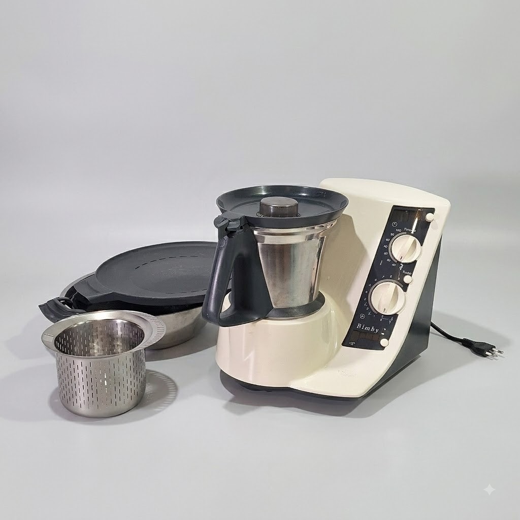 Vorwerk Bimby TM21 Robot da Cucina Usato Funzionante + Varoma e Cestello Inox
