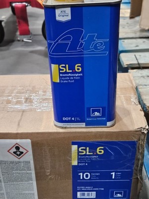 ATE Original SL.6 DOT 4 Brake Fluid, 1 Liter Can