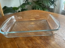 Vintage Glass Pyrex Baking Dish Made In France Casserole Dish Large