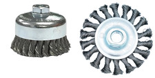 4" Wire Cup Brush  Twist Knot Wheel 5pcs Set for Grinder Rust Weld Cleaning