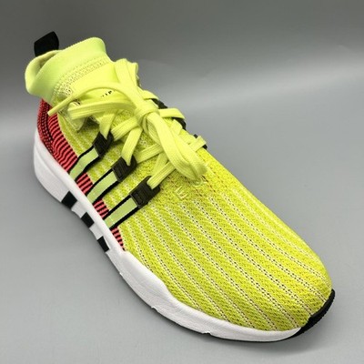 2018 Adidas EQT Support Mid ADV PK Primeknit Glow Yellow Turbo Red B37436 Uk 9