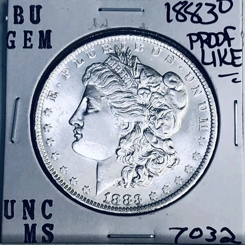 1883 O BU GEM MORGAN SILVER DOLLAR UNC MS+++ U.S. MINT RARE COIN 7032