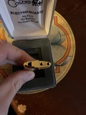 Vintage GOLD COLIBRI Pocket Lighter w/ Box 