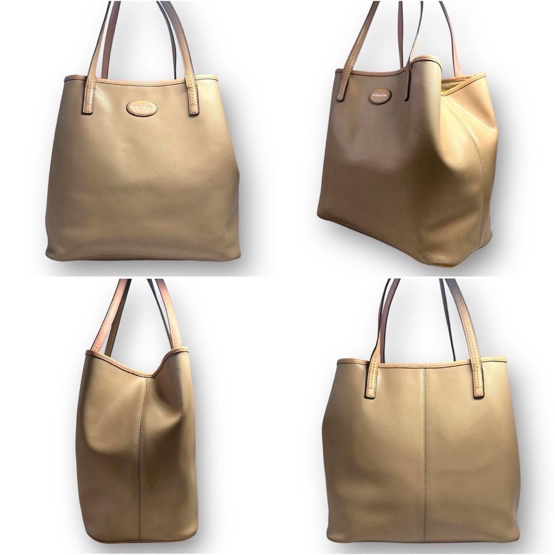 coach y2k bag Tote Bag A4 Storage Beige 11a thumbnail 2