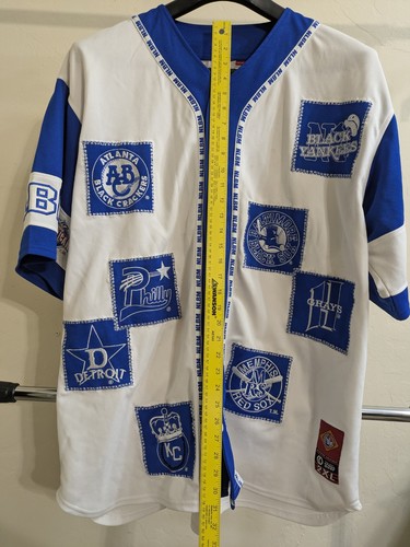 Vintage Negro Leagues NIBM Baseball Jersey Cross Over XXL Embroidered Korea 2XL - Picture 14 of 15