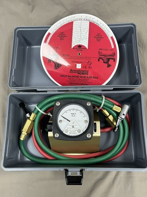 #ad Armstrong Model 820 Precision Circuit Setter Differential Pressure Flow Test Kit $149.00