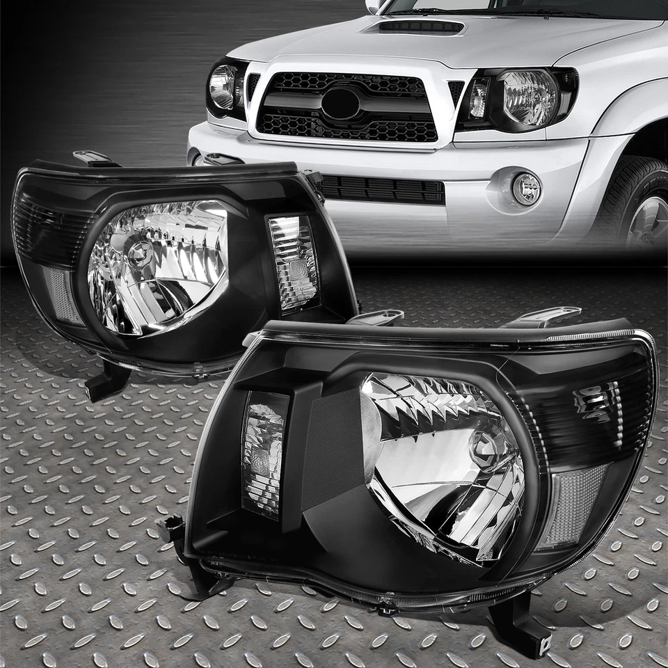 FARO CARCASA NEGRO + ESQUINA TRANSPARENTE + HUMO OEM LUZ ANTINIEBLA PARA 05-11 TOYOTA TACOMA Foto 2 de 4