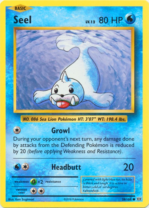 Seel - 28/108 - Common - Near Mint