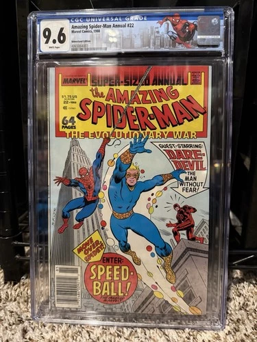 Amazing Spider-Man Annual #22 CGC 9.6 1st App of Speedball