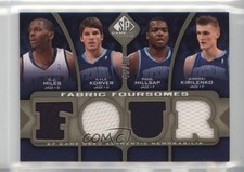 2009-10 SP Game Used Fabric Foursomes Level 2 43/50 CJ Miles Kyle Korver v0v