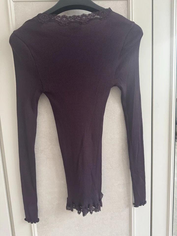 Rosemunde Copenhagen Silk Cardigan in plum RRP £80 size M £45 - Image 2 of 4